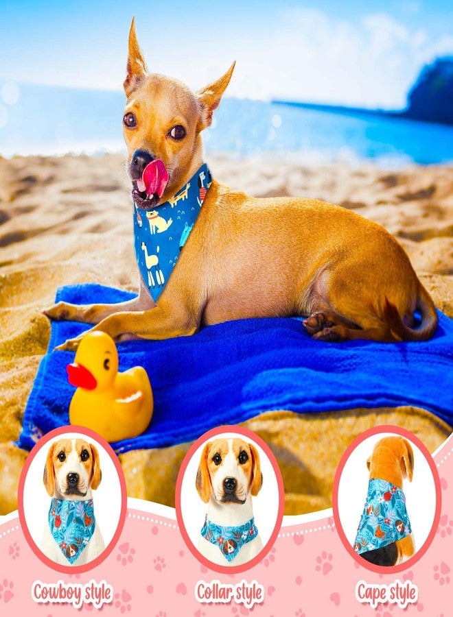 Bulyoou 120 Pcs Dog Bandanas Bulk Paw Bone Bandanas Pet Triangle Scarf Adjustable Holiday Costume Neckerchief Dog Handkerchiefs Scarf Cute Bibs for Small and Medium Pet - Image 4